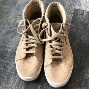 Vans- high top tan